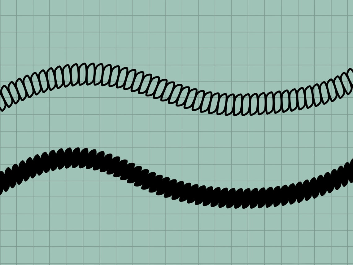 Rope Procreate Brush Pack / Border Procreate Doodle Pack / Doodling