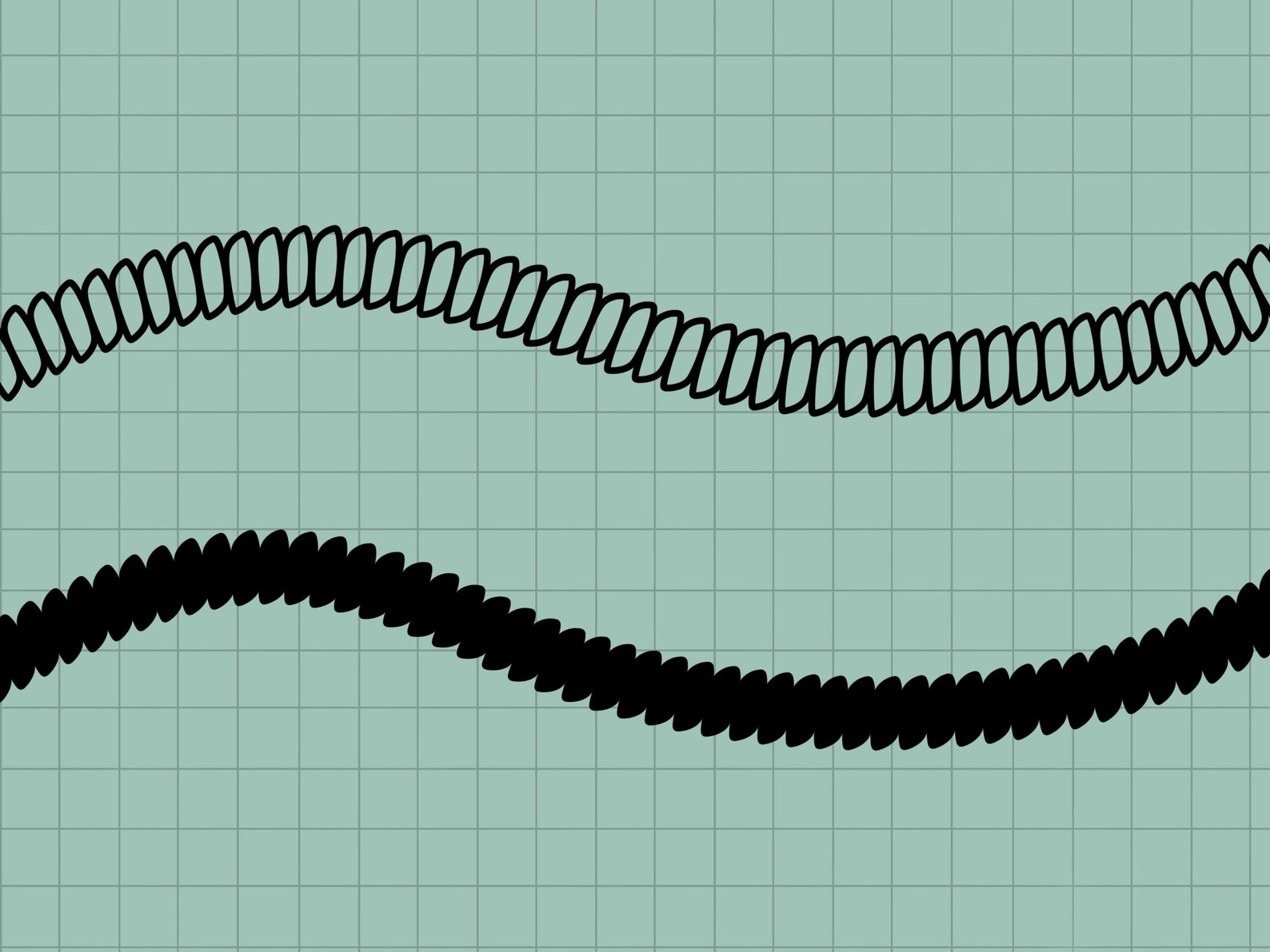 Rope Procreate Brush Pack / Border Procreate Doodle Pack / Doodling