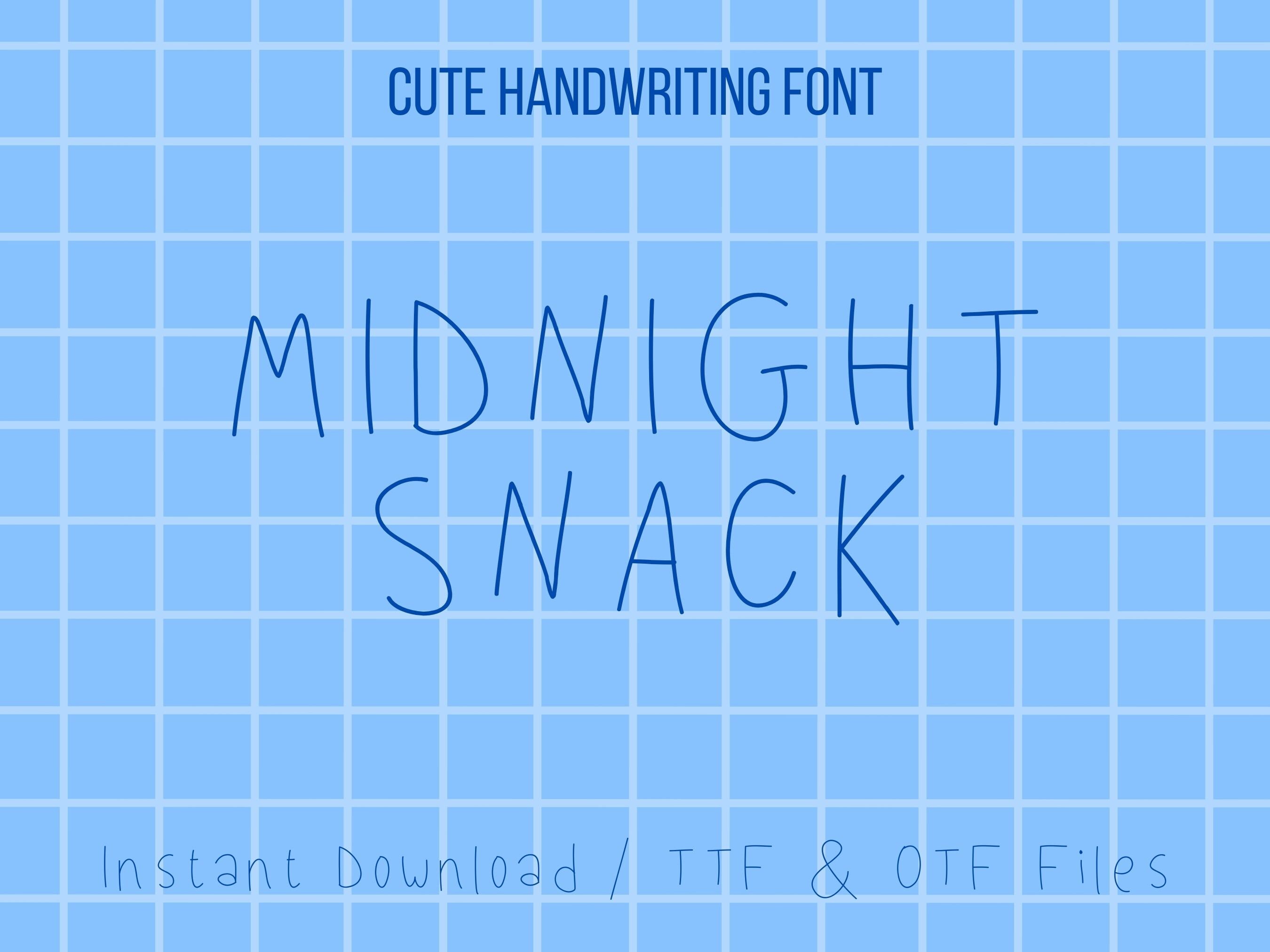 Handwritten Font - Digital font - Neat handwriting font for note-taking- study notes - GoodNotes - digital planner - Cute font