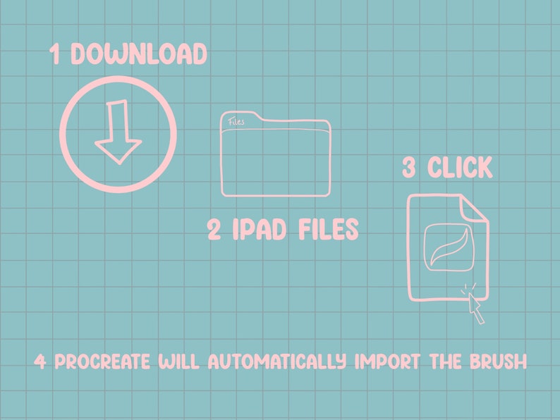 3D Doodle Procreate Brush Set / Taper 3D Procreate Doodle Brush / 3D