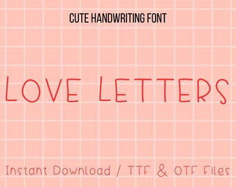 Carattere di scrittura pulito, carattere scritto a mano, caratteri Cricut, caratteri per artigiani, carattere Procreate, caratteri per Cricut, carattere pianificatore digitale, carattere nota