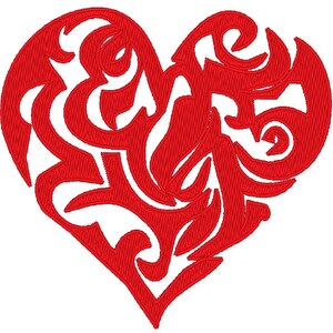 Embroidery file for Brother &quot;Tribal Heart&quot;