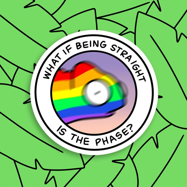 What If... Vinyl Sticker | Queer Chameleon