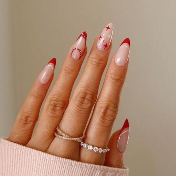Simple Acrylic Nails Etsy