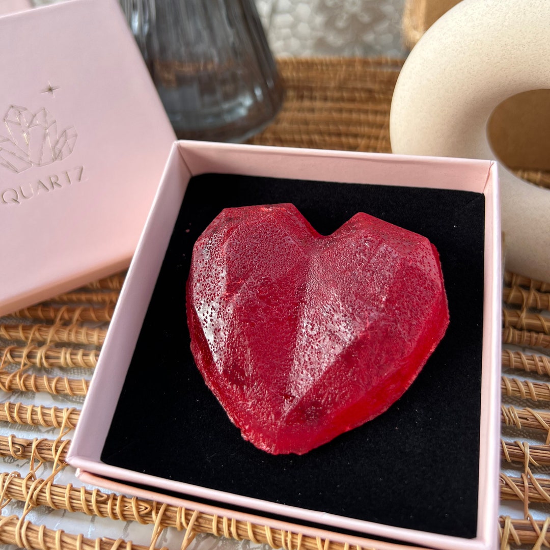 Crystal Edible Raspberry Kohakutou Handmade Vegan Etsy UK