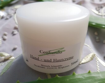 Aloe Vera (54%) Hand - und Hautcreme bio