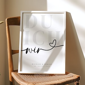 Personalisiertes Hochzeitsgeschenk Idee | Geld Geschenk zur Hochzeit Gastgeschenk | Geschenk Brautpaar |  Hochzeitsgeschenk mit Namen | 394