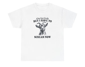 Funny Goat T-Shirt: Retro Farmhouse 90s Design