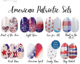 Color Street American Patriotic Nail Polish Strips (Retired)
