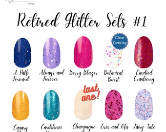 Color Street Retired Glitter Sets * 100% Real Nail Polish * Made In The USA *  Manicure *