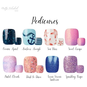 Pediküre * 100% echter Nagellack * Made In The USA * Maniküre * Color Street im Ruhestand