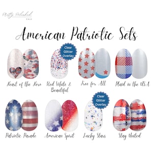 Retired Color Street American Patriotic Nail Polish Strips