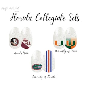 Florida Collegiate Designs * College Designs *Color Street Retired * Made In The USA *  Support Your University with School Spirit!