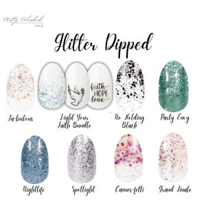 Retired Glitter-Dipped Color Street Nail Sets - Rare Finds! Made in the USA!