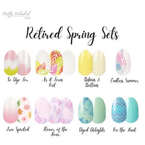 Color Street Retired Spring  Sets - 100% Real Nail Polish - Made In The USA - DIY Manicure