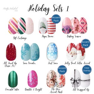 Holiday Christmas Sets *Color Street * 100% Real Nail Polish * Made In The USA *  Manicure *