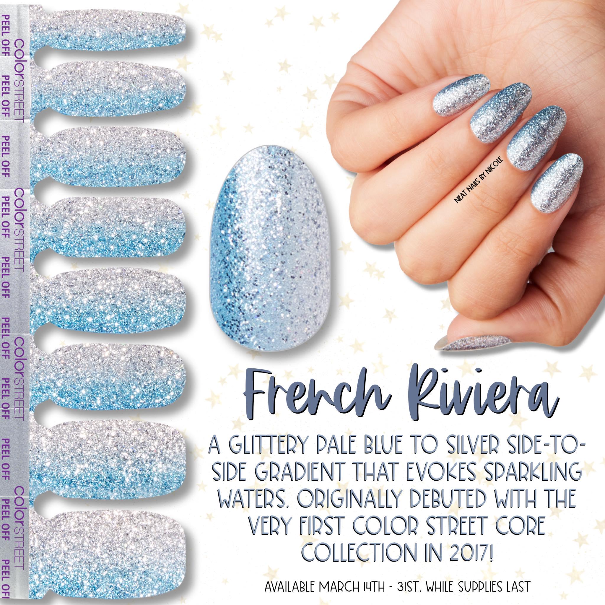 カラーストリート廃盤ブルーデザイン * 100%本物のネイルポリッシュ