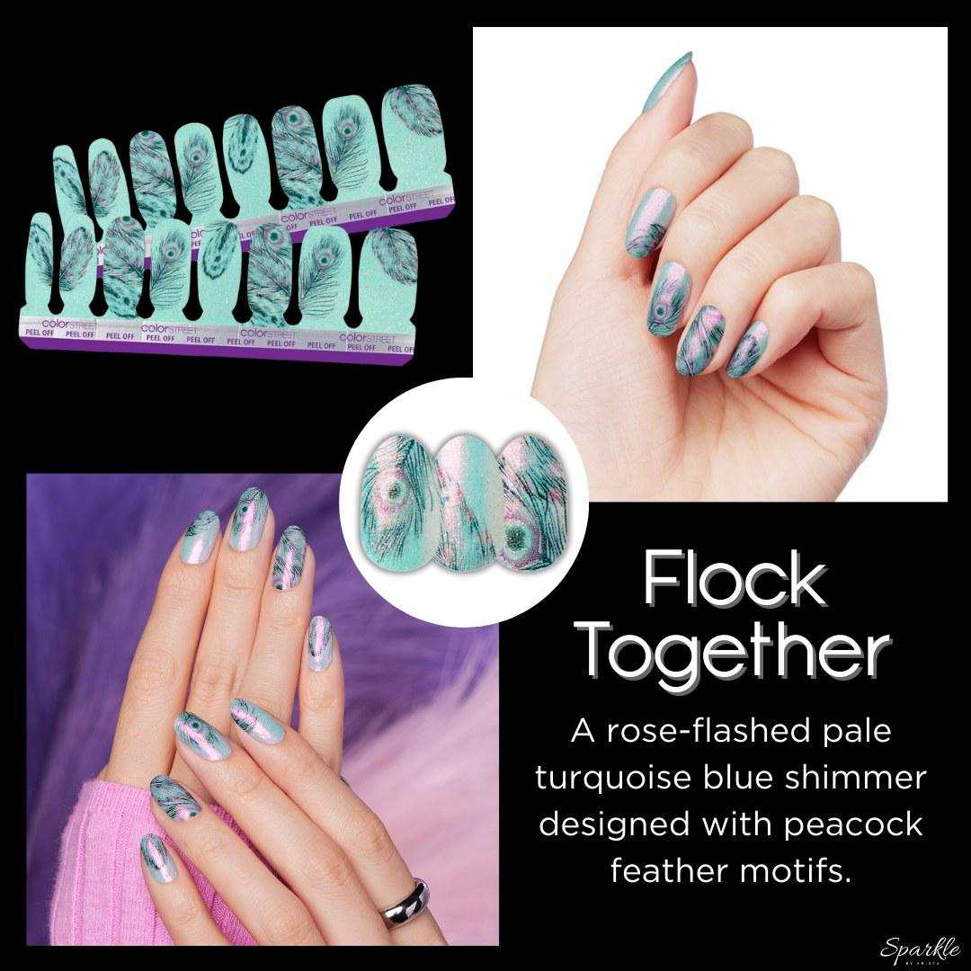 カラーストリート廃盤ブルーデザイン * 100%本物のネイルポリッシュ