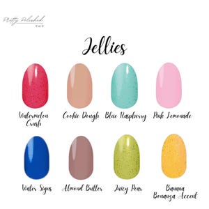 Color Street Jelly Sets * 100% Real Nail Polish * Made In The USA *  Manicure *Jellies