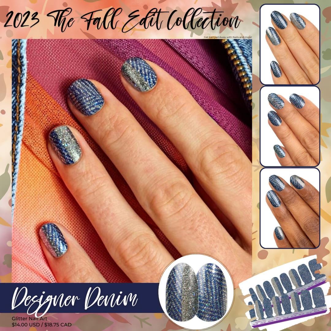 カラーストリート廃盤ブルーデザイン * 100%本物のネイルポリッシュ