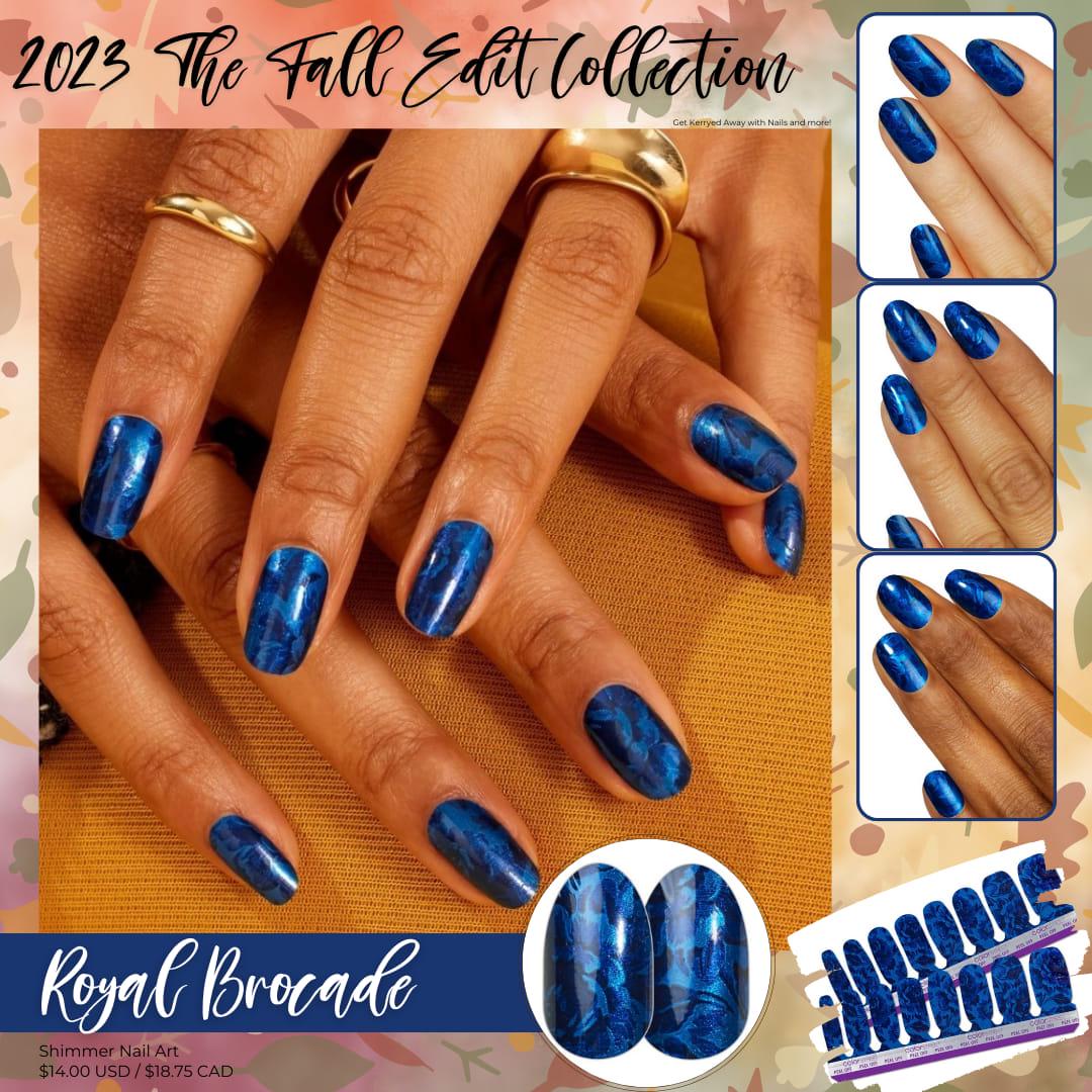 カラーストリート廃盤ブルーデザイン * 100%本物のネイルポリッシュ