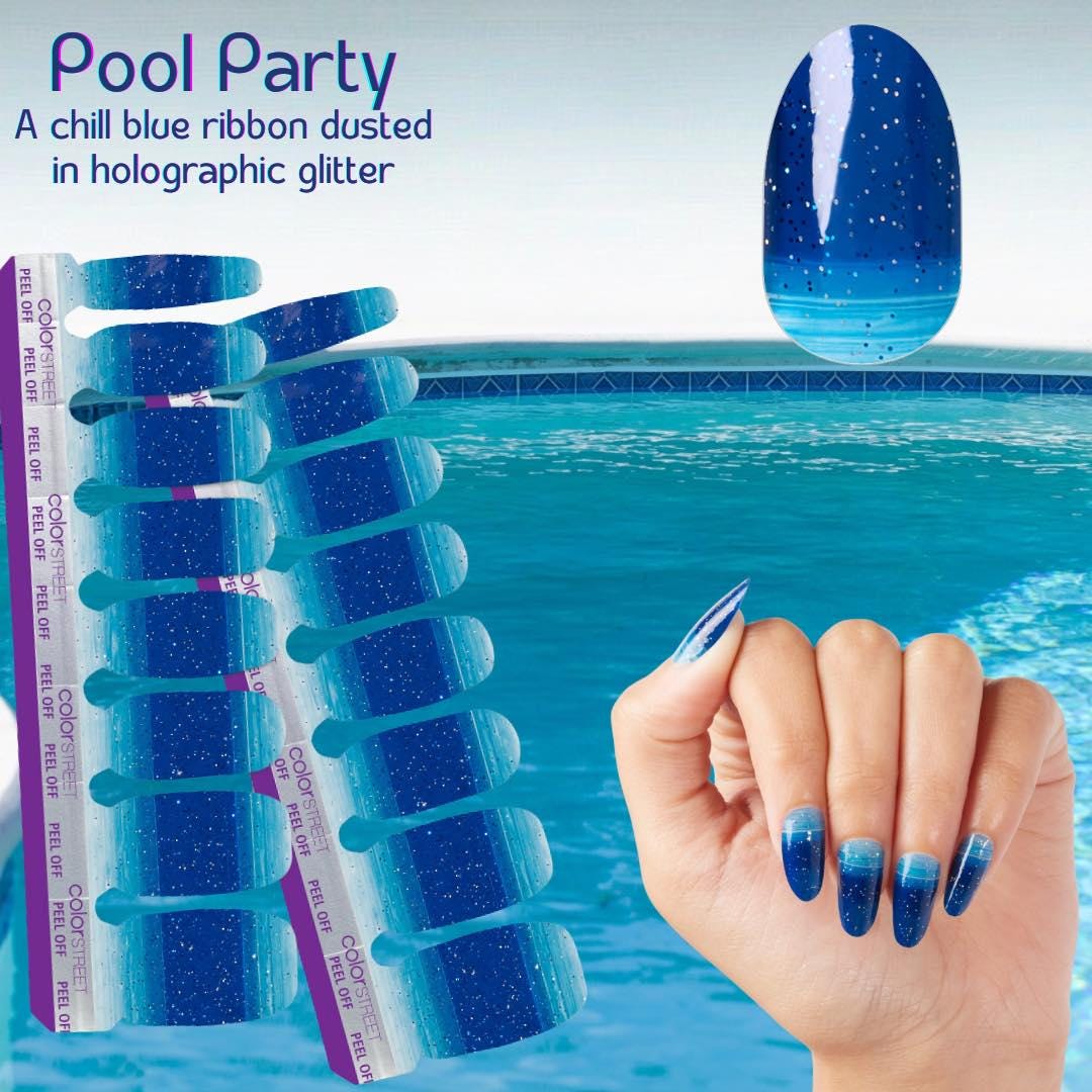 カラーストリート廃盤ブルーデザイン * 100%本物のネイルポリッシュ