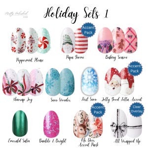 Holiday Christmas Sets *Color Street * 100% Real Nail Polish * Made In The USA *  Manicure *