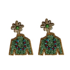Hand embroidery Earrings