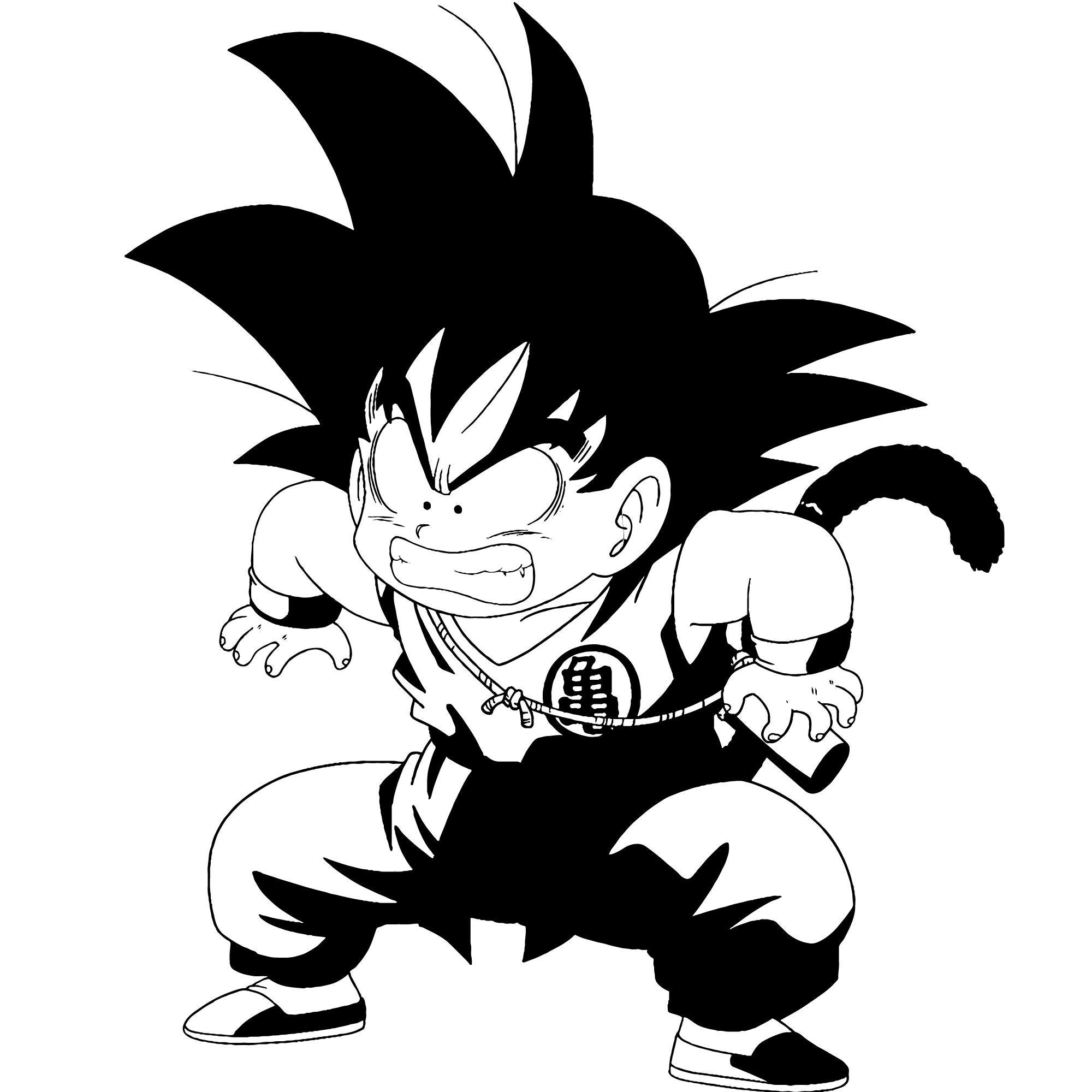 Dragon Ball Z Svg, Dxf, Eps, Png, Clipart, Silhouette and Cutfiles #1