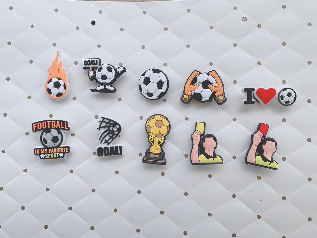Football Croc Charms , Soccer Shoe Jibbitz , Sport Croc Pins Etsy