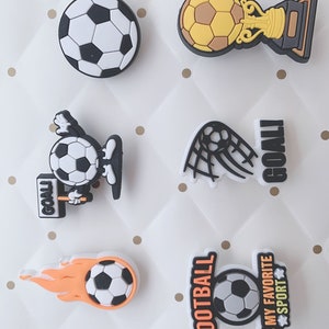 Football Croc Charms , Soccer Shoe Jibbitz , Sport Croc Pins - Etsy