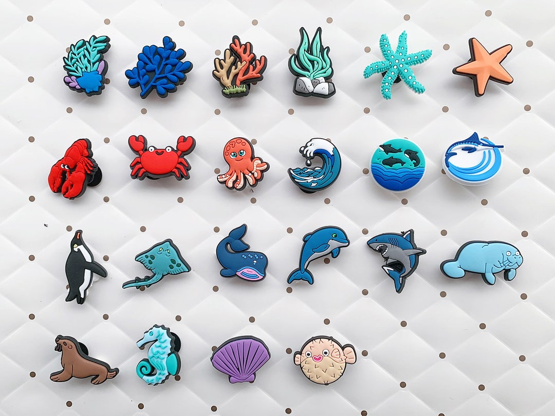 Marine Jibbitz for Crocs , Ocean Animal Shoe Charms Etsy Australia