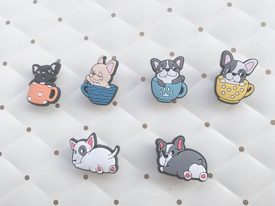 Bulldog Croc Jibbitz Cute Dog Shoe Charms Bulldog Owner Etsy