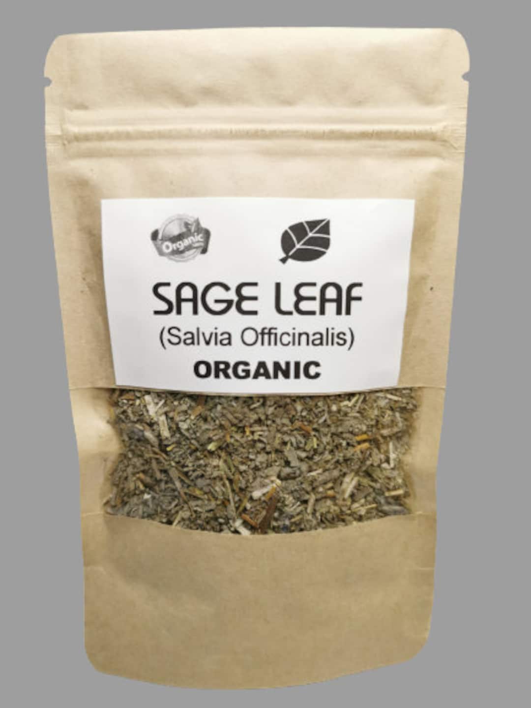 Organic Sage Leaf Salvia Officinalis Sage Leaf Tea Etsy