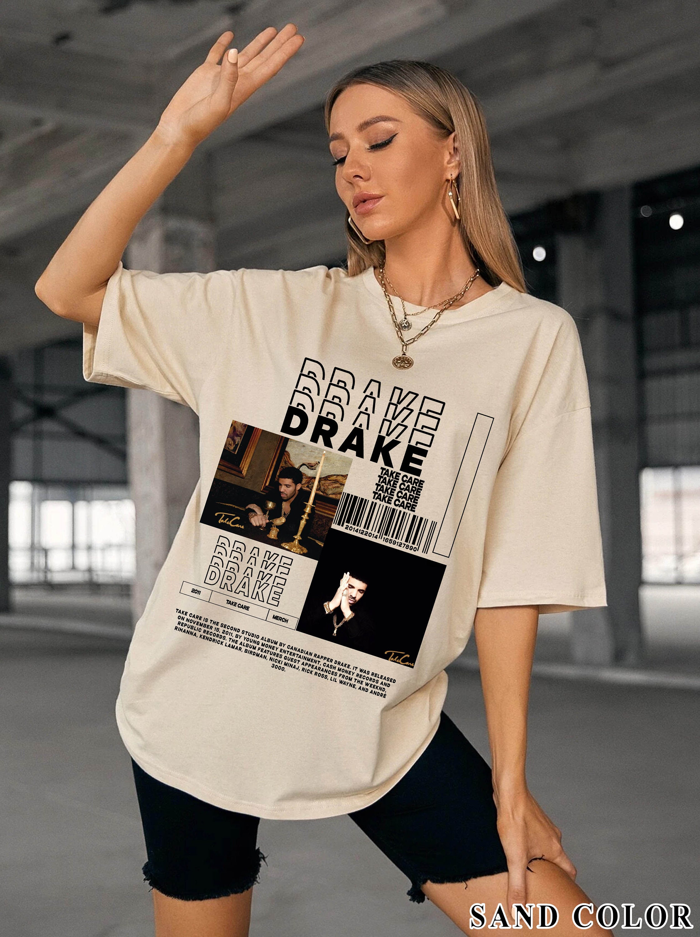 Drake Vintage , Drake Merch , Take Care 90's ,  Vintage T Shirt