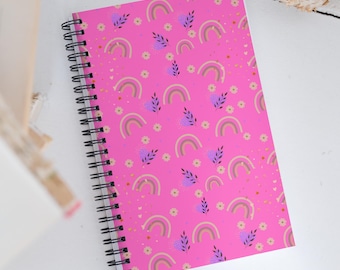 Floral Spiral Notebook