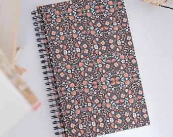 Floral Spiral Notebook