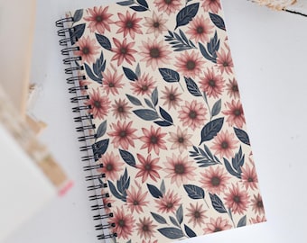 Floral Spiral notebook