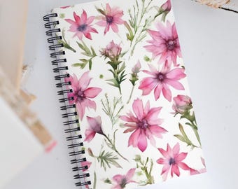 Floral Spiral Notebook