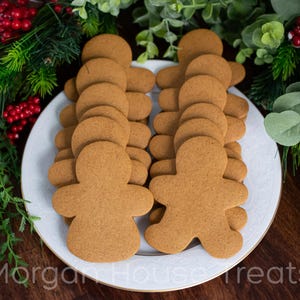 Undecorated Gingerbread Boy and Girl Cookies: Christmas Holiday Decorating - 1 Dozen (3.5 Inches Tall)