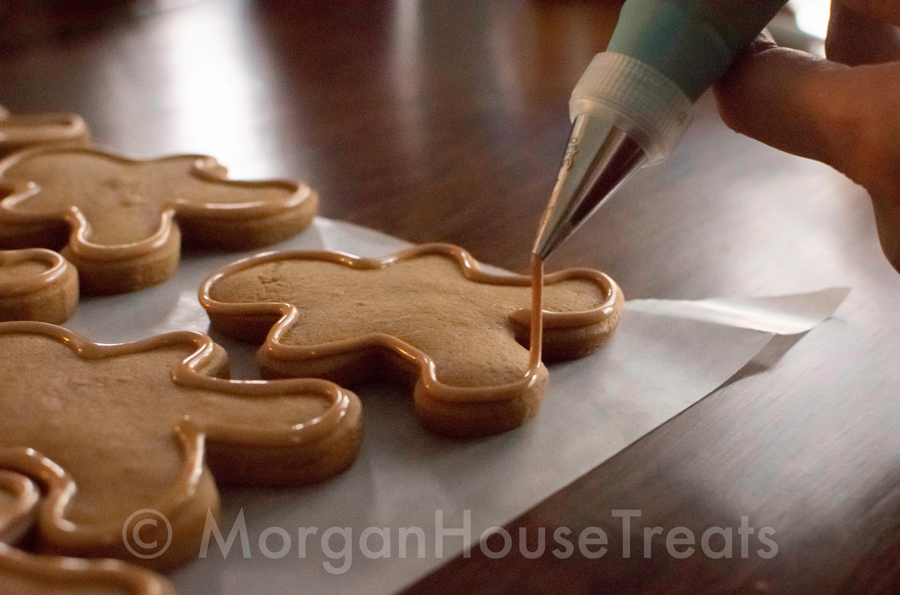 Undecorated Gingerbread Men Cookies, 1 Dozen, 3 Inches, Christmas and