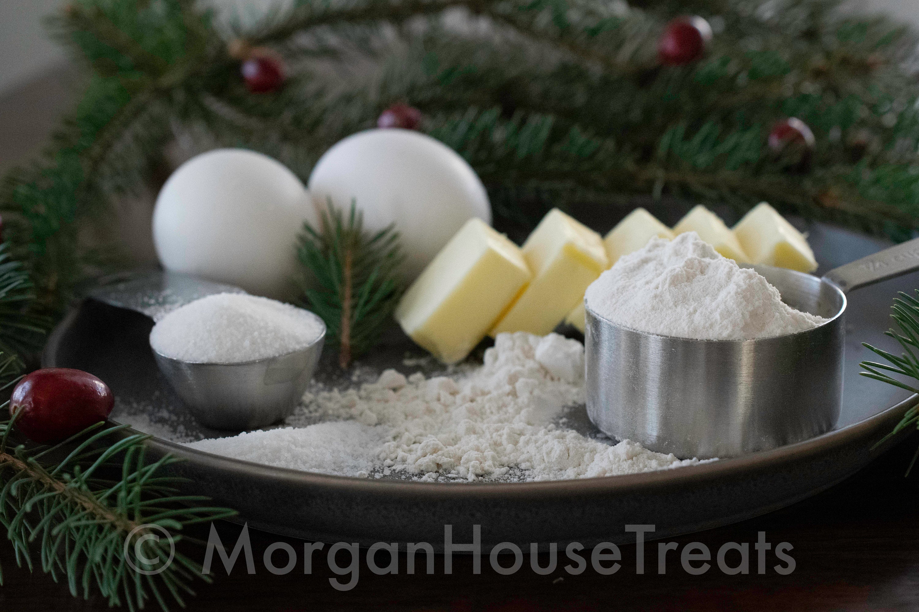 Undecorated Christmas Sugar Cookies, 1 Dozen, 3inch, Almond Flavor