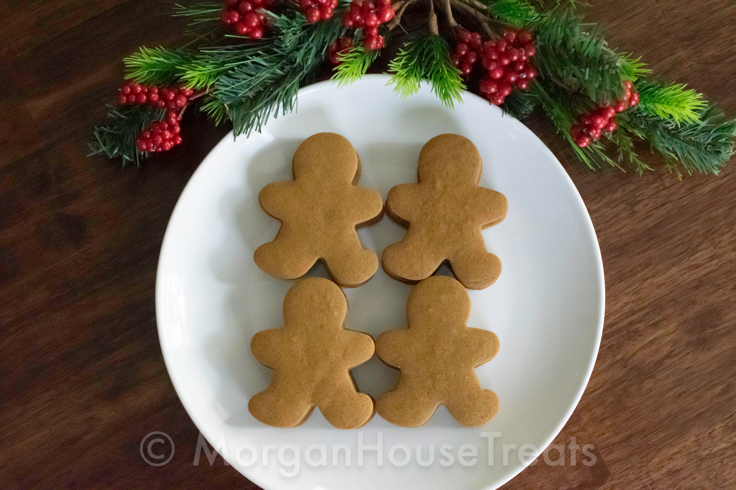 Undecorated Gingerbread Men Cookies, 1 Dozen, 3 Inches, Christmas and