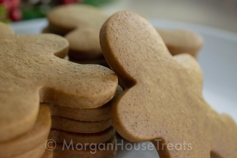 Undecorated Gingerbread Men Cookies, 1 Dozen, 3 Inches, Christmas and