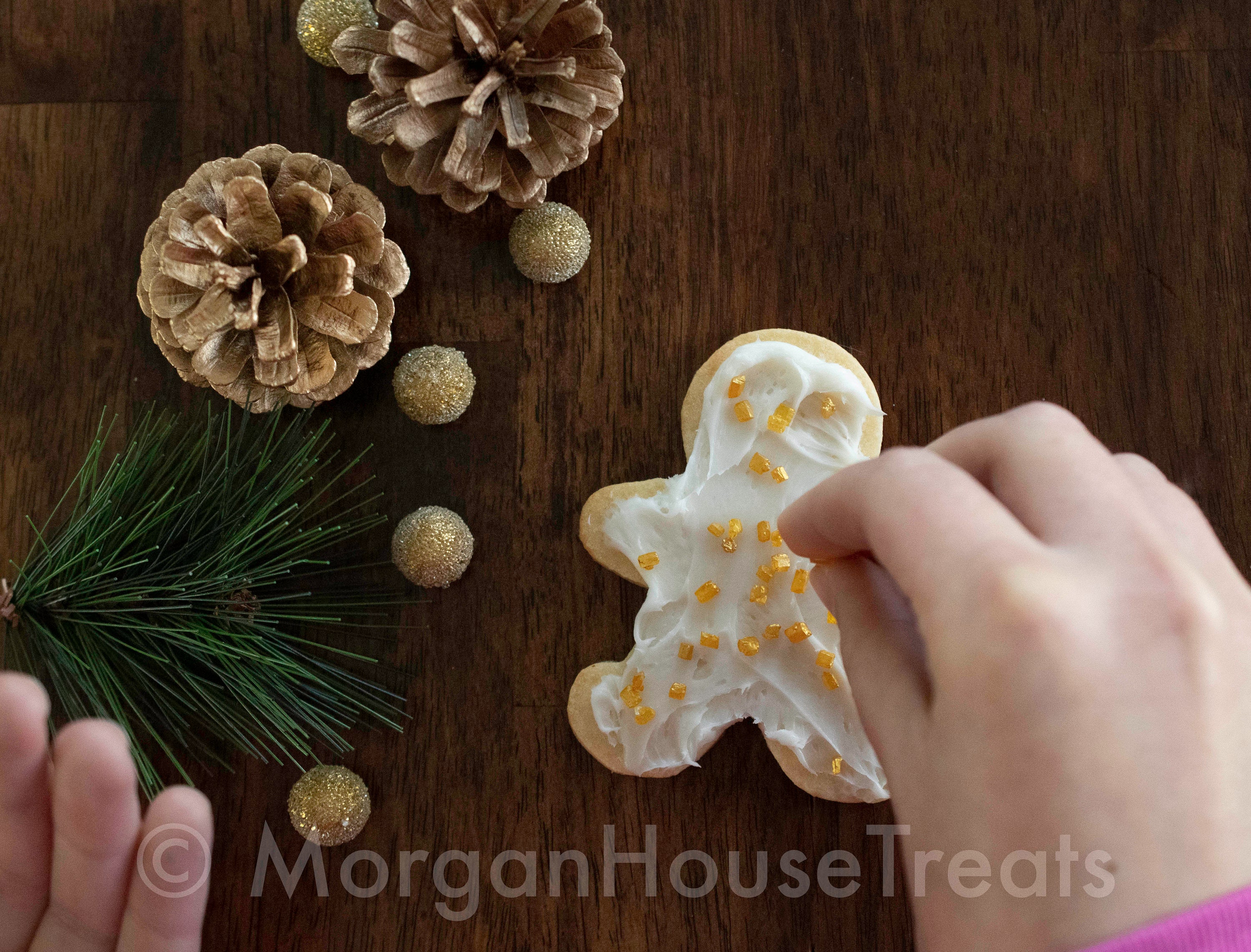 Undecorated Christmas Sugar Cookies, 1 Dozen, 3inch, Almond Flavor