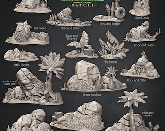 Conjunto de terreno de playa