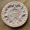 Vintage Mayan Calendar Wall Art Ceramic Mexican Mesoamerica Wall