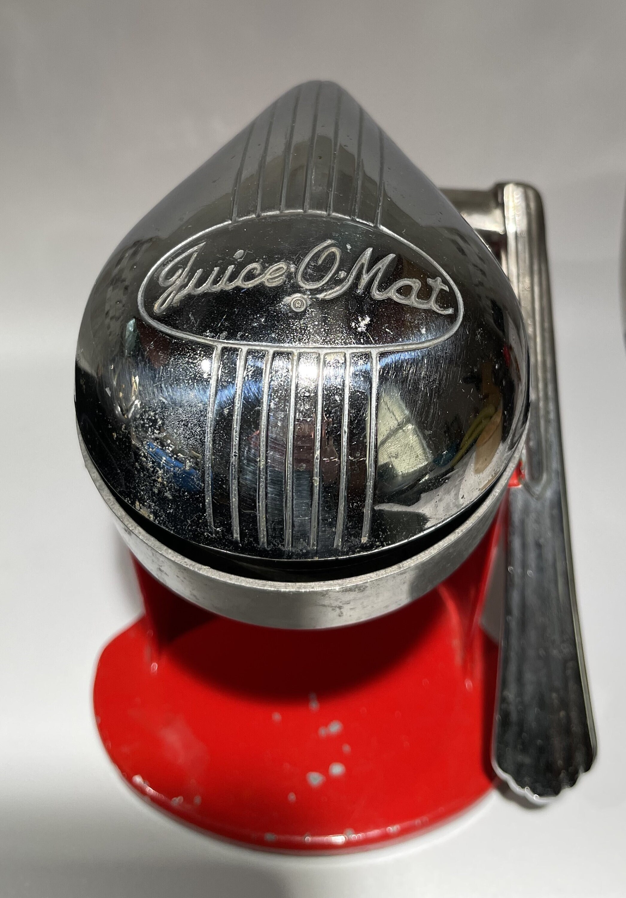 Vintage 1950s Juiceomat Juicer Red Chrome Citrus Press Art Etsy