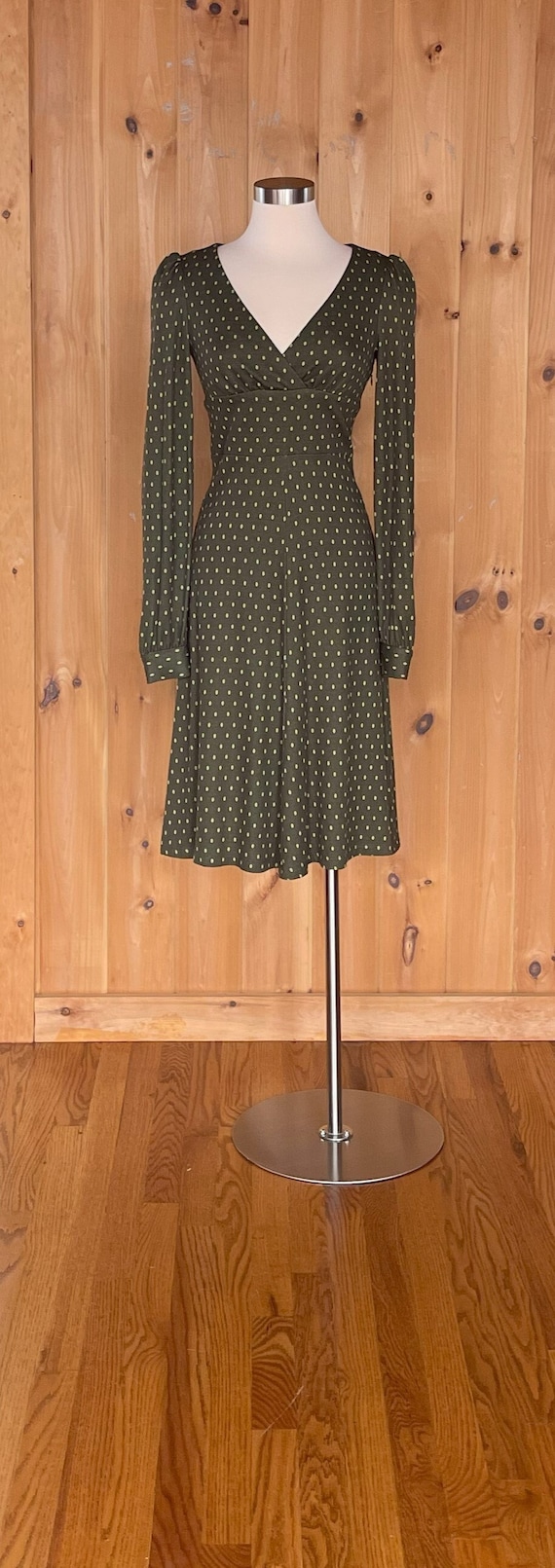 Vintage Betsey Johnson Polka Dot Dress, Olive Green Long Sleeve, Size Small  (Y2K) - Etsy Australia