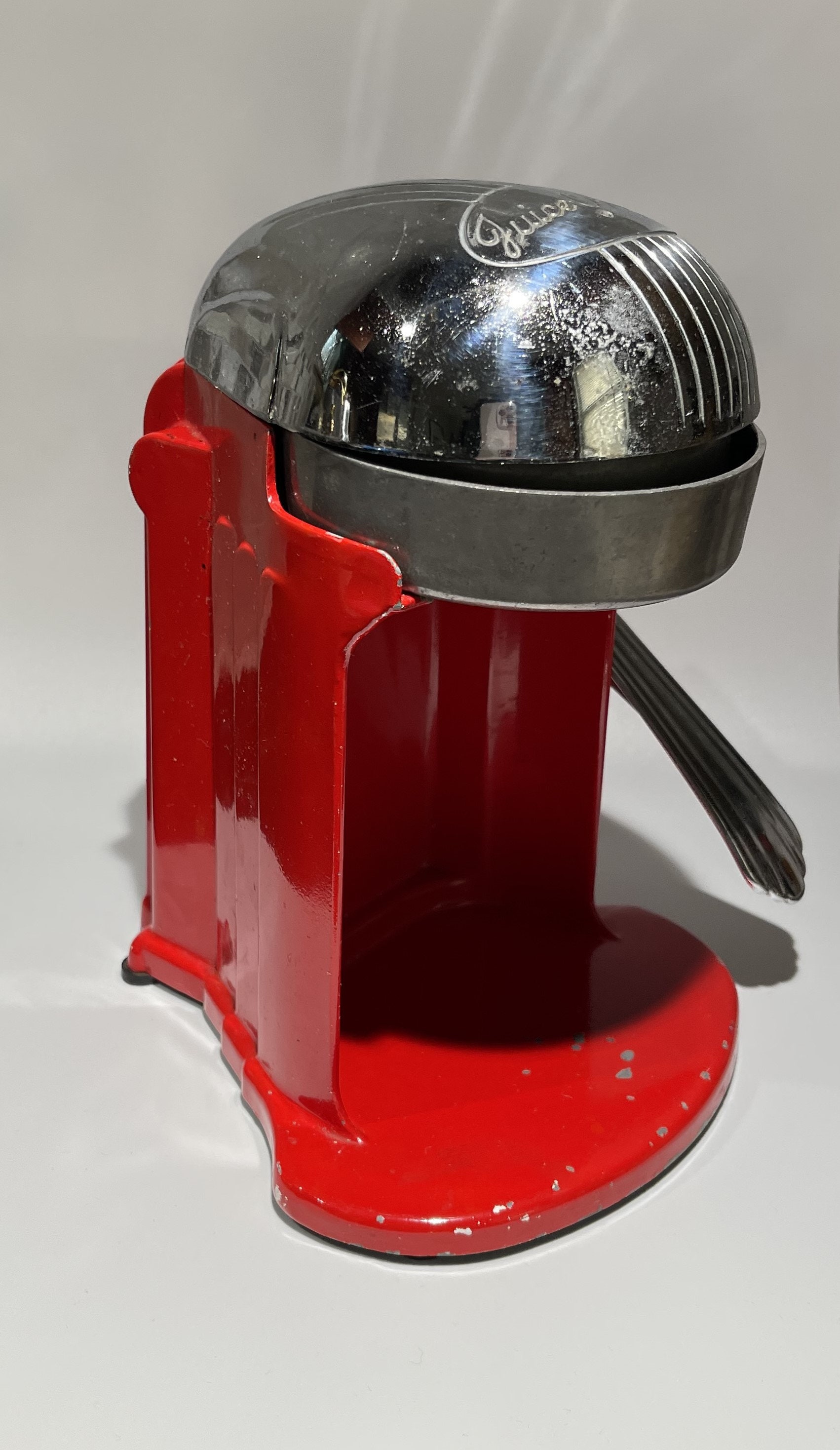 Vintage 1950s Juiceomat Juicer Red Chrome Citrus Press Art Etsy